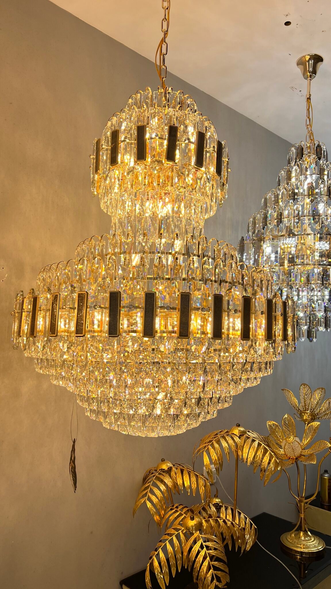 Grand Crystal Empire Chandelier – Multi-Tier Luxury Design
