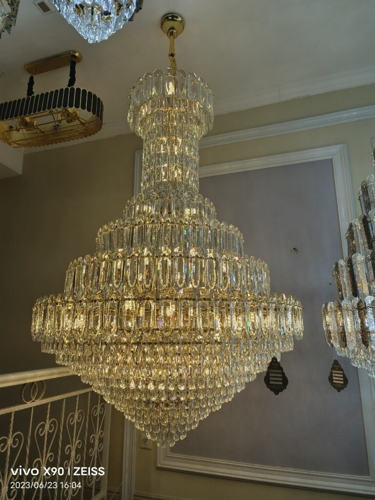 Imperial Crystal Grand Chandelier – Multi-Tier Elegance
