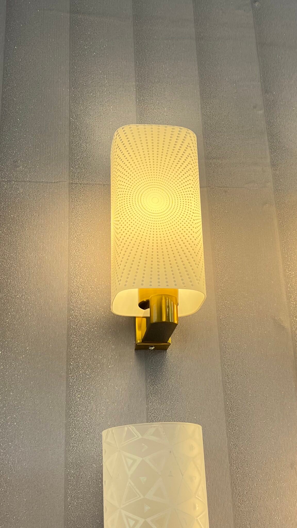 Modern Frosted Glass Wall Light – Minimalist Decorative Sconce