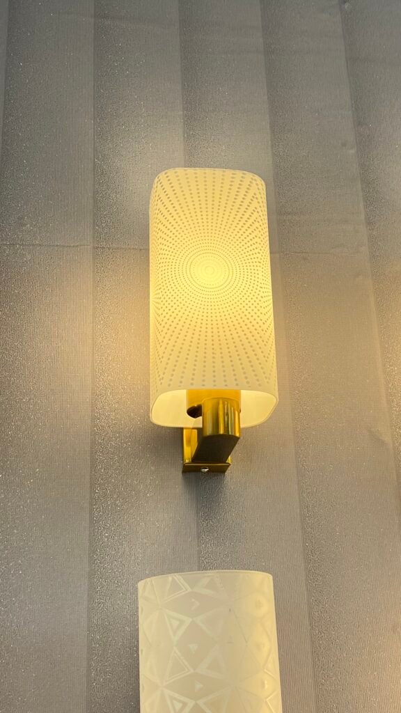 Modern Frosted Glass Wall Light – Minimalist Decorative Sconce