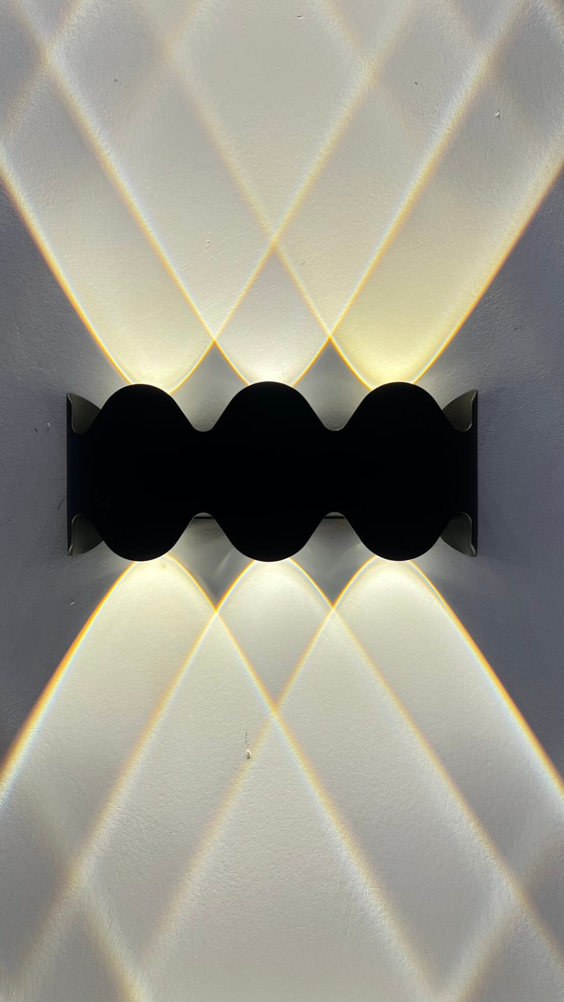 Triple Wave Wall LED Light