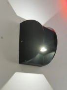 Contemporary Black LED Wall Light