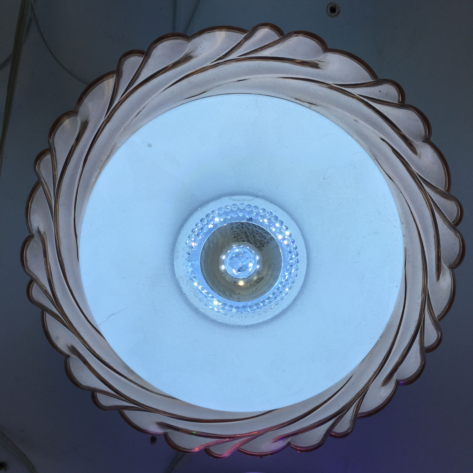 Swirl Design Ceiling Light