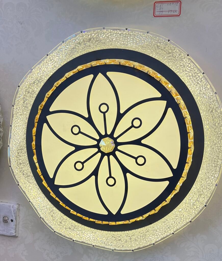 Flower Motif Ceiling Dome Light