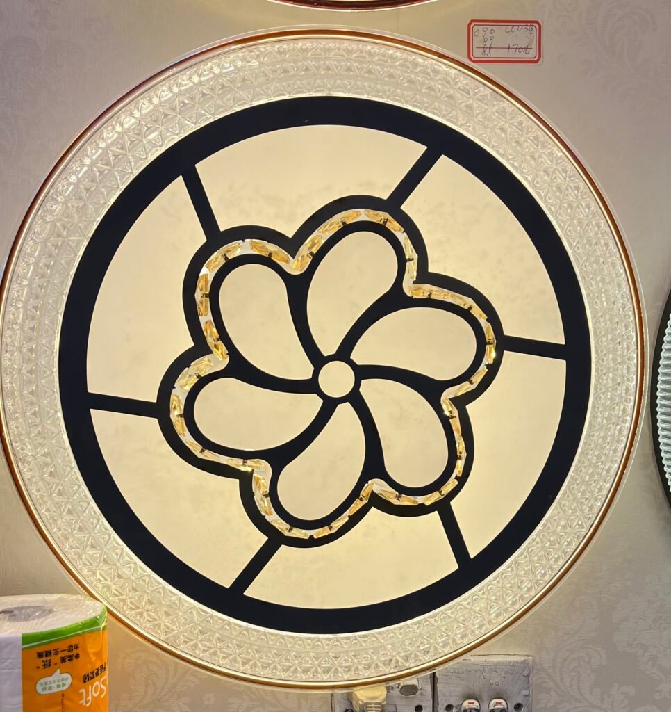 Floral Design Ceiling Dome Light