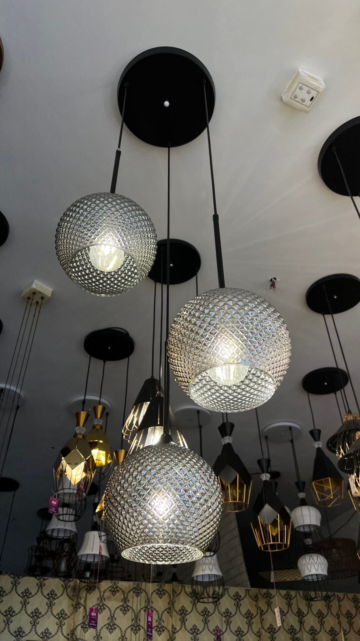 Elegant Crystal Globe Pendant Light