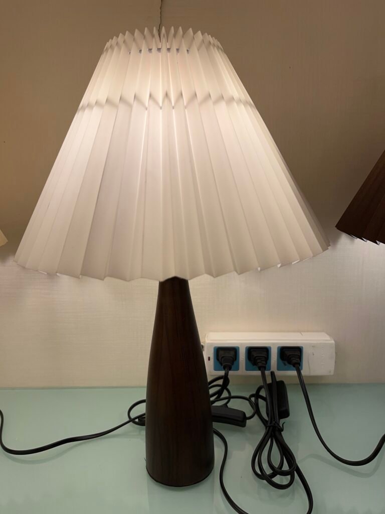 Pleated Table Lamp