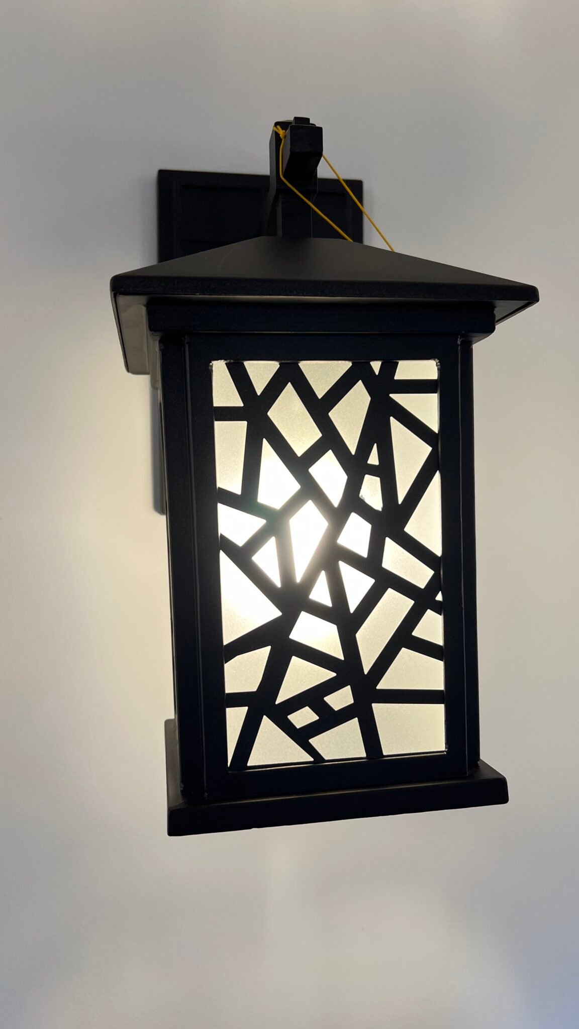 Abstract Outdoor Post Lantern
