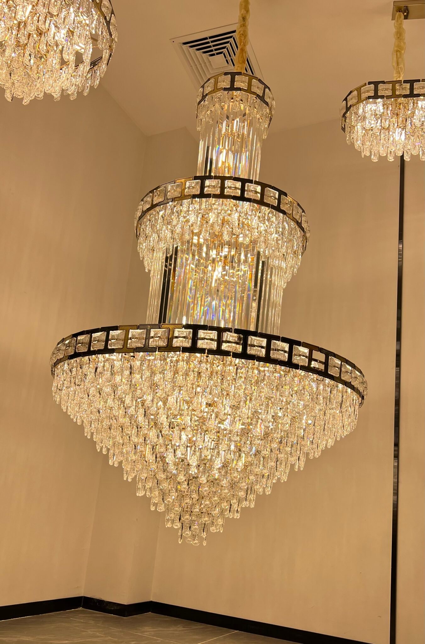 Crystal Tower Chandelier
