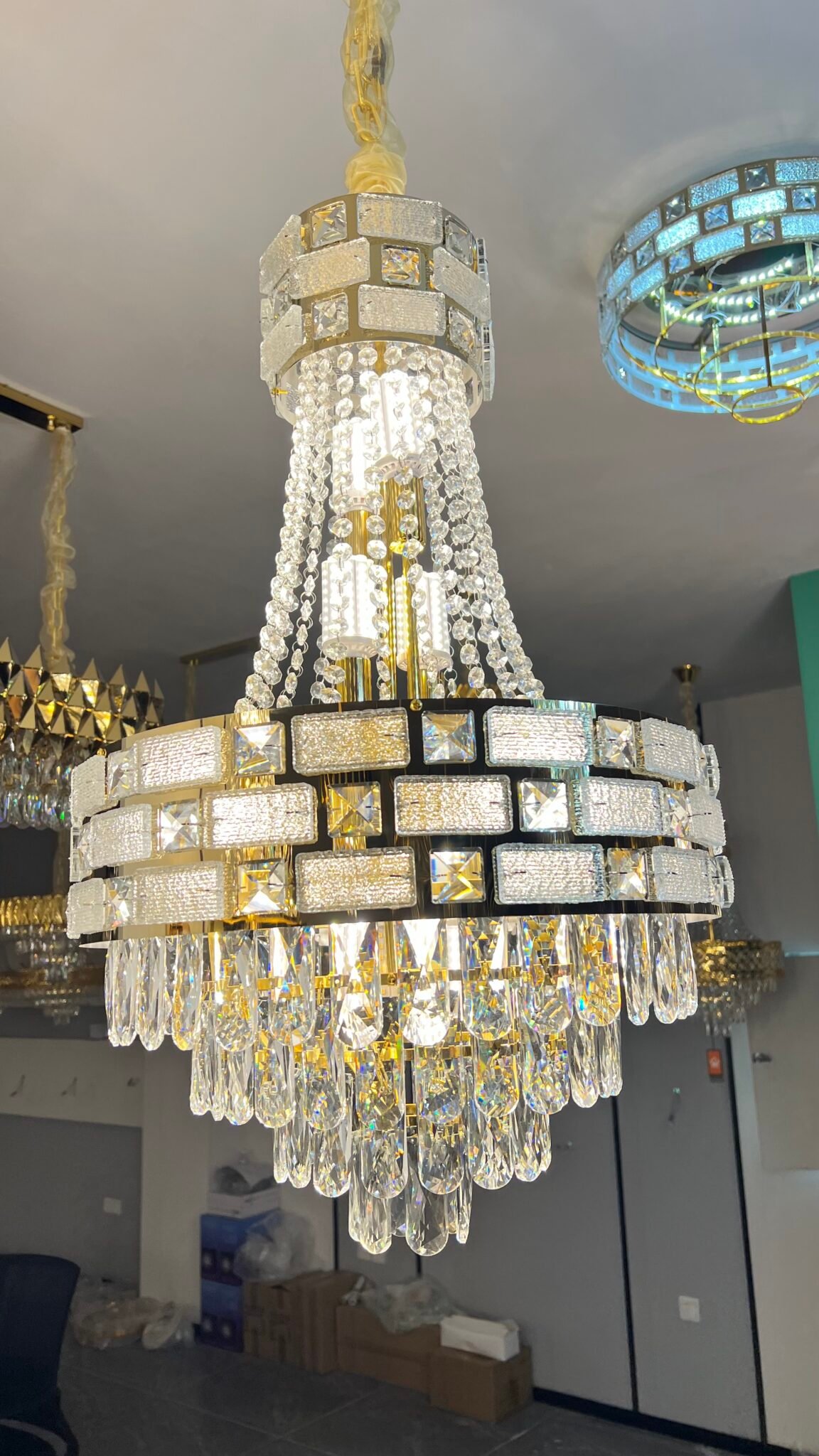 Elegant Crystal Chandelier
