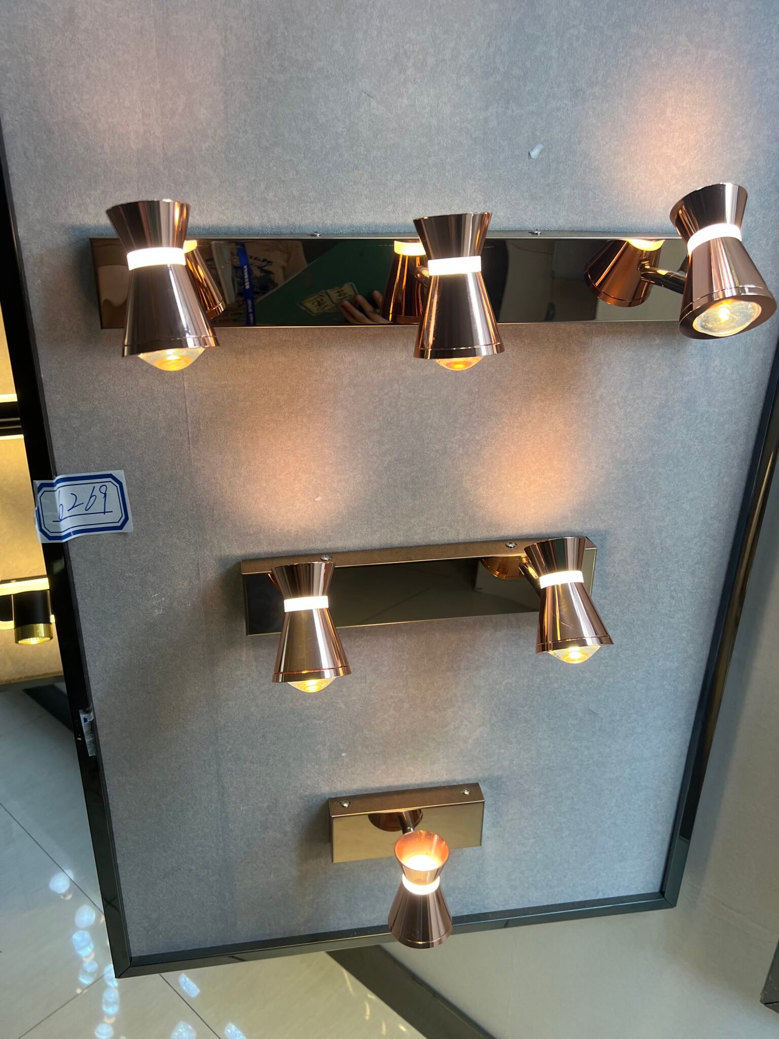 Sleek Copper Wall LED Fixture